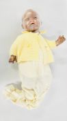 AN ARMAND MARSEILLE BLACK DOLL, COMPOSITE JOINTED BODY, HEIGHT 48CM.