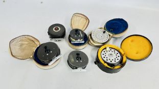 A GROUP OF 6 FISHING REELS TO INCLUDE MARQUIS 7 BY HARDY BROS, MARQUIS 4, GLADDING AEROFLOAT ETC.