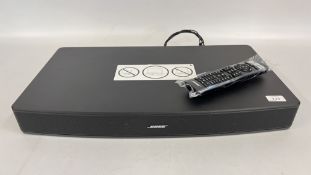BOSE SOLO 15 TV SOUND SYSTEM COMPLETE WITH REMOTE - SOLD AS SEEN.