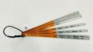 10 HSS HACKSAW BLADES.