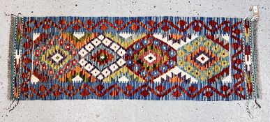 CHOBI KILIM RUNNER, 144 X 48.