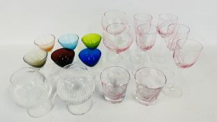 5 X BOXES CONTAINING AN EXTENSIVE GROUP OF GOOD QUALITY DRINKING VESSELS TO INCLUDE A PAIR OF