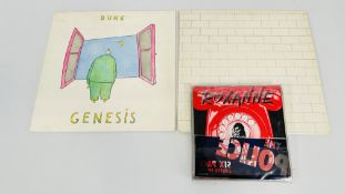 THE POLICE SIX PACK SINGLES SET, PINK FLOYD, THE WALL ALBUM AND GENESIS DUKE ALBUM.