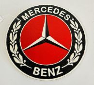 (R) MERCEDES BENZ WALL PLAQUE.
