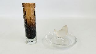 A WHITEFRIARS STYLE CYLINDRICAL VASE,