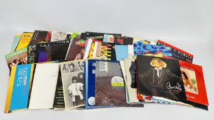 A GROUP OF ASSORTED RECORDS TO INCLUDE INNER CITY, POINTER SISTERS, STEVIE WONDER, NEW ORDER,