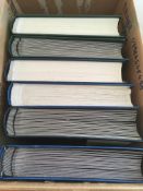 STAMPS: BOX WITH AN EXTENSIVE GERMANY COLLECTION IN SIX GOOD QUALITY LARGE STOCKBOOKS AND A COVER