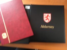 STAMPS: ALDERNEY MINT COLLECTION TO 2020 IN DAVO HINGELESS ALBUM,