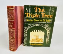 A VINTAGE SCRAP BOOK CONTAINING VIEWS OF NEWGATE PRISON 1902 AND A RELATED BOOK.