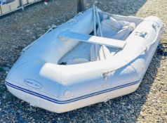 B-SQUARE PRO SHORE 2.9 DINGHY WITH OARS, PUMP REPAIR KIT ETC.