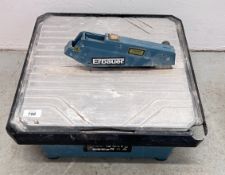 ERBAUER ELECTRIC TILE CUTTER - SOLD AS SEEN.