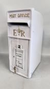 (R) WHITE ROYAL MAIL POST BOX.