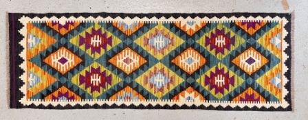 MAIMANA KILIM RUNNER, 186 X 64.
