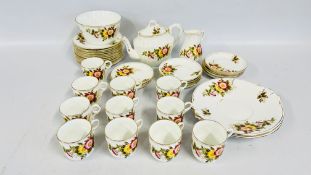 A VICTORIAN PART TEA SET MARKED KAY & CO. WORCESTER, APPROX PIECES ........