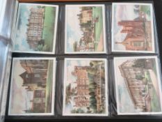 CIGARETTE CARDS: A BOXED ALBUM WITH ELEVEN SETS, WILLS BEAUTIFUL HOMES (25),
