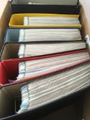 STAMPS: COMMONWEALTH MAINLY MINT COLLECTION IN SIX LARGE BINDERS,