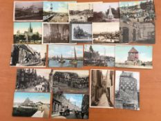 POSTCARDS: SMALL COLLECTION GREAT YARMOUTH INCLUDING REGENT ROAD, SCENIC RAILWAY, FISHER GIRLS ETC.