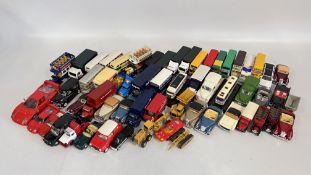 TWO TRAYS OF MODELS IN VERY GOOD CONDITION MAINLY BY CORGI.