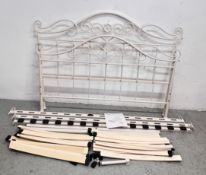MODERN METAL FRAMED DOUBLE BED FRAME.