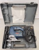 BOSCH GST 100 BCE ELECTRIC JIGSAW WITH ORIGINAL CARRY CASE AND INSTRUCTIONS - SOLD AS SEEN.