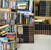 10 X BOXES OF ASSORTED BOOKS TO INCLUDE ENCYCLOPEDIA BRITANNICA, REFERENCE AND LOCAL INTEREST,