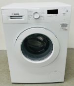 A BOSCH SERIE 2 WASHING MACHINE - SOLD AS SEEN.
