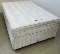 SWEET DREAMS POCKET SPRINT ORTHO 2000 DOUBLE MATTRESS ON DIVAN BED.