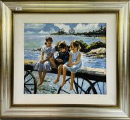 SHERREE VALENTINE DAINES HAND EMBELLISHED CANVAS LIMITED EDITION 151195 AP 20 