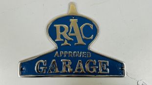 (R) ALUMINIUM RAC PLAQUE.