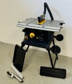 PRO PERFORMANCE 1500W PORTABLE TABLE SAW WITH LASER MODEL CLM1500TSS.