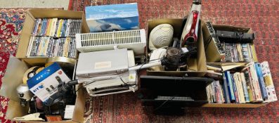 A GROUP OF SUNDRY ELECTRICALS TO INCLUDE IGENIX OSCILLATING DESK FAN, TEAM COMPACT TOASTER,