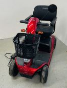 PRIDE COLT PLUS ELECTRIC MOBILITY SCOOTER COMPLETE WITH CHARGER AND KEY - SOLD AS SEEN.