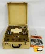 BRENELL PORTABLE TAPE RECORDER ALONG WITH VINTAGE PROJECTORS TO INCLUDE GNOME AND DIXONS AND A WALZ