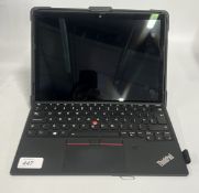 LENOVO THINKPAD X12 DETACHABLE GEN 1 TABLET COMPUTER COMPLETE WITH THINKPAD X12 DETACHABLE FOLIO
