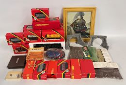A GROUP OF HORNBY 00 GAUGE TO INCLUDE R.157 B.R DIESEL POWER CAR AND R.150 L.N.E.