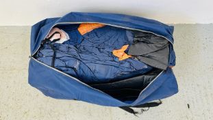 A CAMPING TENT.