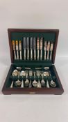 A CANTEEN OF 6 KINGS PATTERN CUTLERY, PRODUCED BY CUTTERS ROBERTS AND DORE LTD.