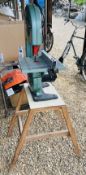 NU TOOL 190MM TWO WHEEL BAND SAW, MODEL HBS190 - SOLD AS SEEN.