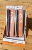 12 X AS NEW BOXED SECURITY TORCHES - POWERFUL.