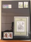 GB: BINDER AND A STOCKBOOK WITH MAINLY QE2 ERRORS AND VARIETIES, MISSING PHOSPHORS,