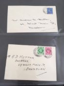 GB: ALBUM WITH A COLLECTION c1946-65 FIRST DAY COVERS, WILDINGS MAINLY PLAIN COVERS,