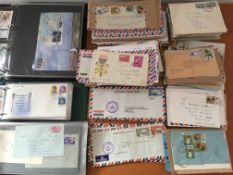 MALAYSIA: BOX WITH c1960s-80s COVERS, OFFICIAL, REGISTERED, STATES POSTMARKS INCLUDING BRUNEI,