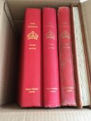 BOX WITH SG COMMONWEALTH KG6 CROWN ALBUMS(3) HOUSING REMAINDER COLLECTIONS,