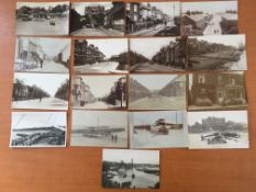 PACKET OF GORLESTON, NORFOLK POSTCARDS, ALL RP WITH SOPWITH PLANE ON BEACH (3), ROCKET FIRING,