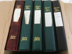 GB: BOX WITH FIRST DAY COVER COLLECTION 2015-20 IN FIVE ALBUMS, ROYAL MAIL BUREAU COVERS.