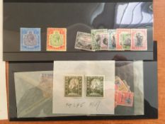 MALTA: 1914-30 KG5 OG COLLECTION ON LEAVES AND STOCK CARDS 1914-21 VALUES TO 5/-,