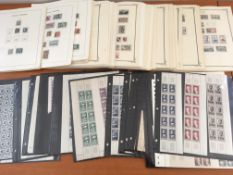FRANCE: BOX WITH VARIOUS ON LEAVES FROM TWO COLLECTIONS,