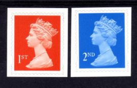 GB: 1998 1st AND 2nd CLASS DAGGER PERFS MNH, SG 2039b, 2040b. (2).