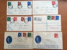 GB: 1936 EDWARD 8TH FIRST DAY COVERS, MATCHED ILLUSTRATED PAIR,