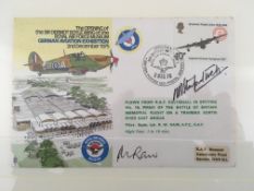 GB SIGNED COVERS: RAF COVERS 1975-90, ALL SIGNED TO INCLUDE 'BOMBER' HARRIS (2), DOUGLAS BADER,